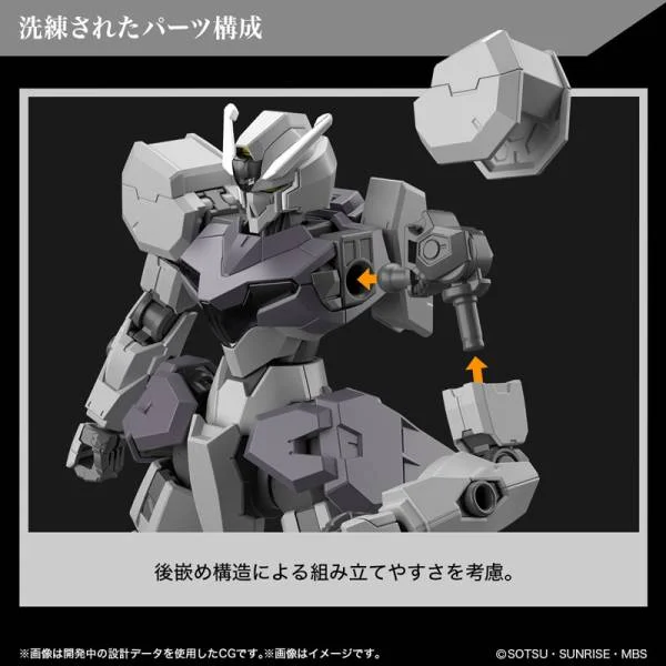 GUNDAM THE WITCH FROM MERCURY - Gundvolva - Model Kit - 5
