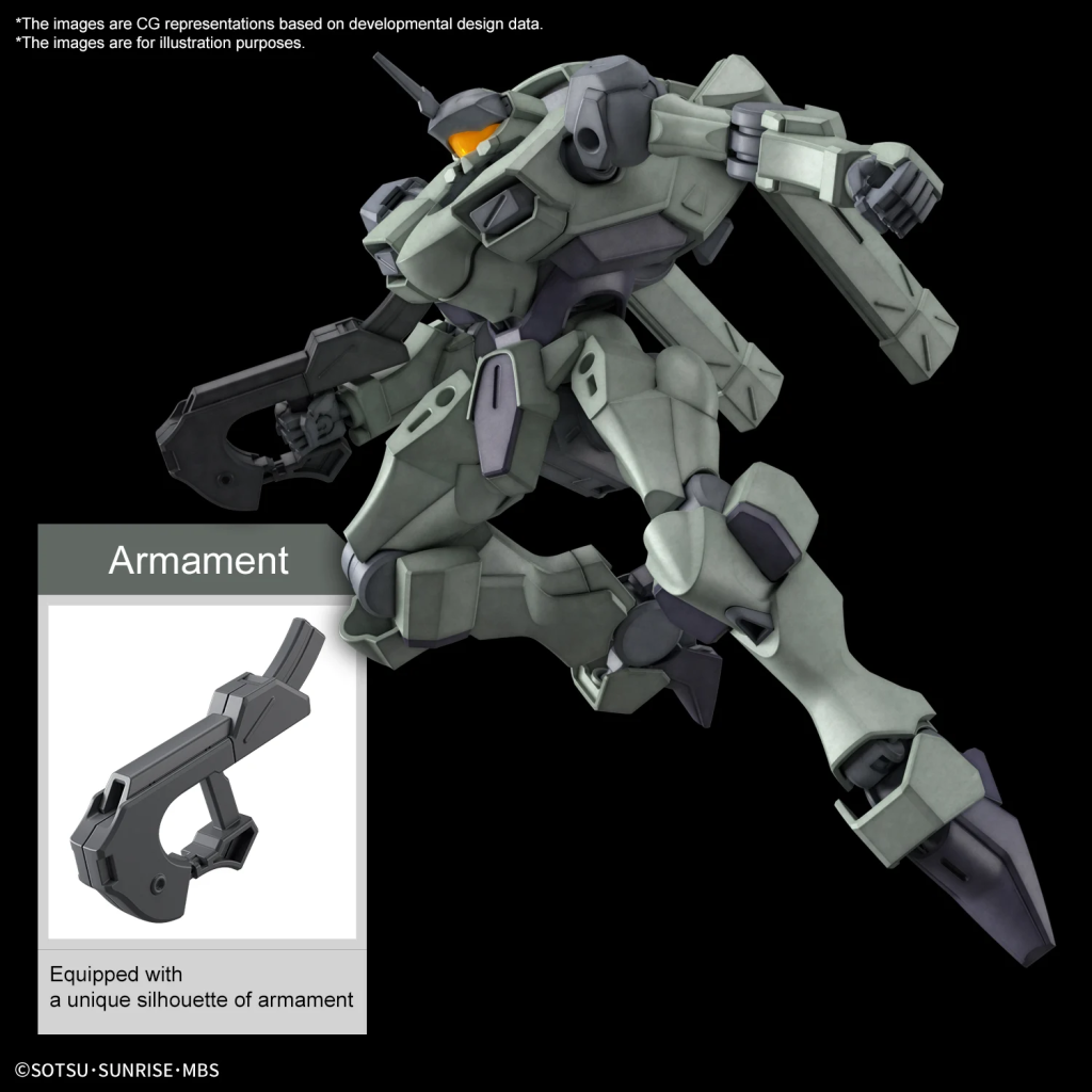 THE WITCH FROM MERCURY - HG 1/144 Zowort - Model Kit - 4