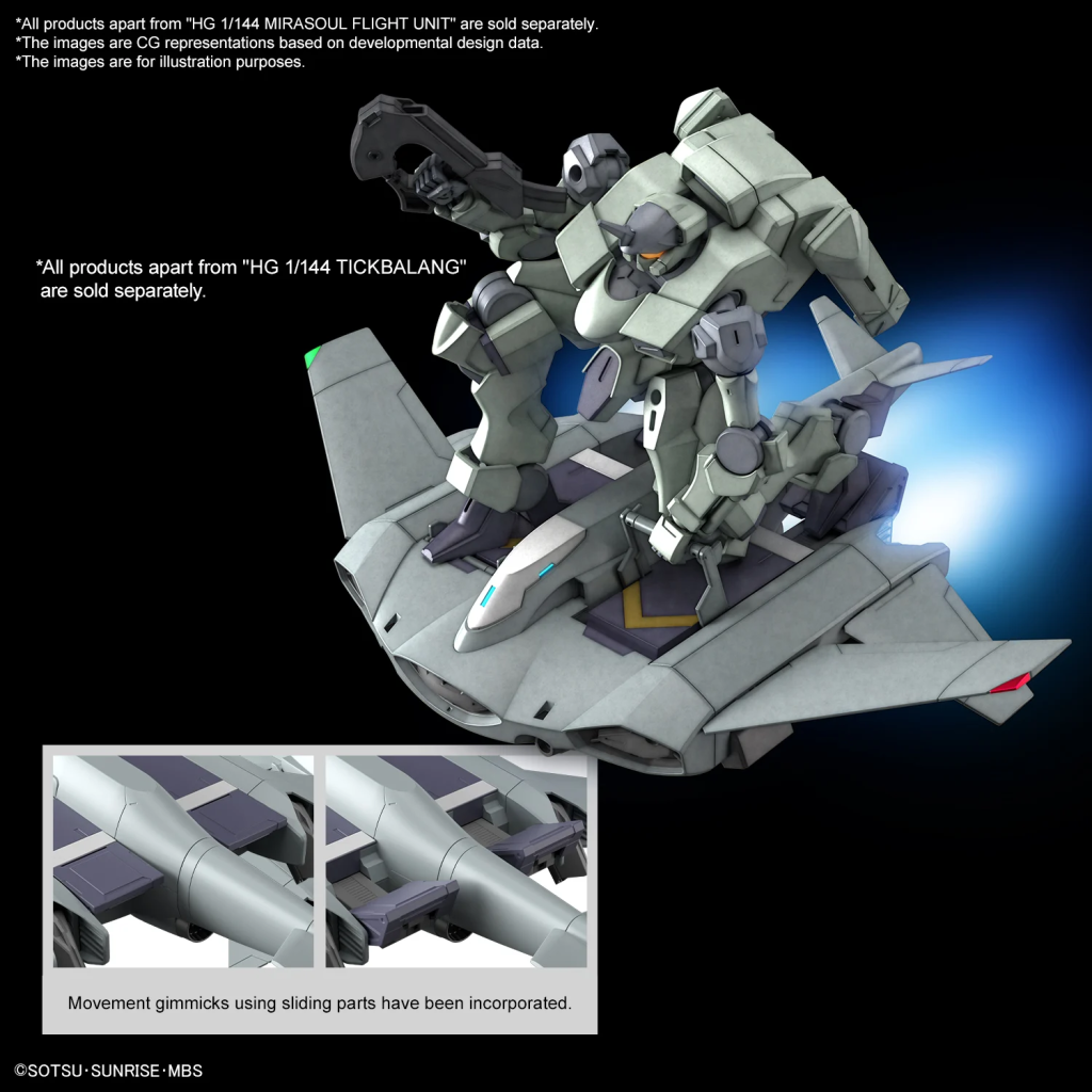 THE WITCH FROM MERCURY - HG 1/144 Tickbalang - Model Kit - 4