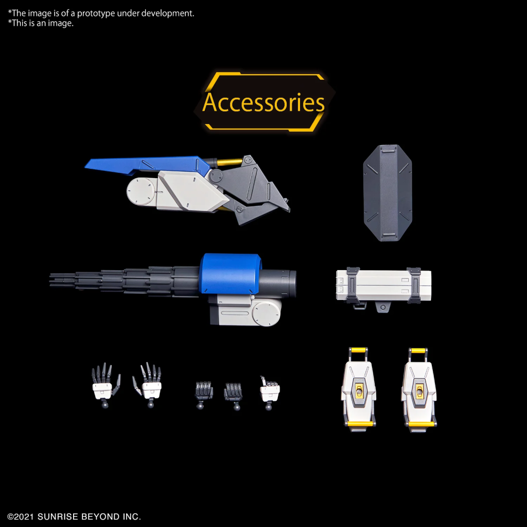 AMAIM - HG 1/72 MAILeS Byakuchi (Drill & Claw Arm) - Model Kit - 6