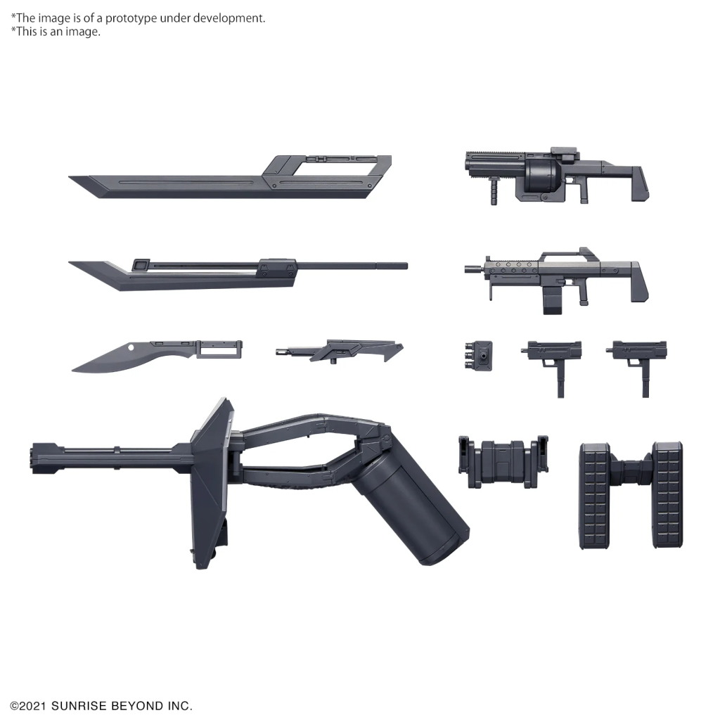 AMAIM -HG 1/72 AMAIM Warrior at the borderline Weapon Set 2 -Model Kit - 2