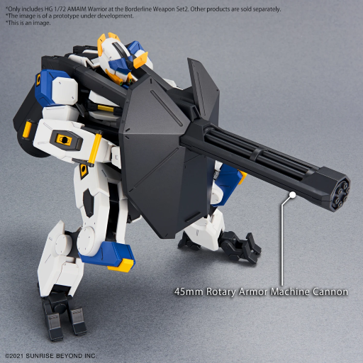 AMAIM -HG 1/72 AMAIM Warrior at the borderline Weapon Set 2 -Model Kit - 4