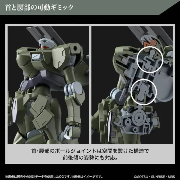 GUNDAM THE WITCH FROM MERCURY - HG 1/44 Zowort Heavy - Model Kit - 5