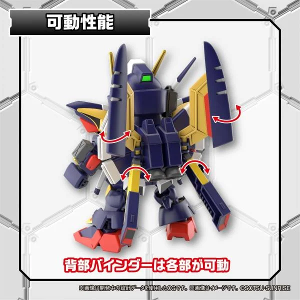 GUNDAM - SD Gundam Cross Silhouette Tornado Gundam - Model Kit - 4