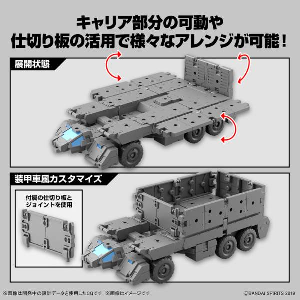 30MM - 1/144 Extended Armament Vehicle (Customize Carrier) - Model Kit - 4