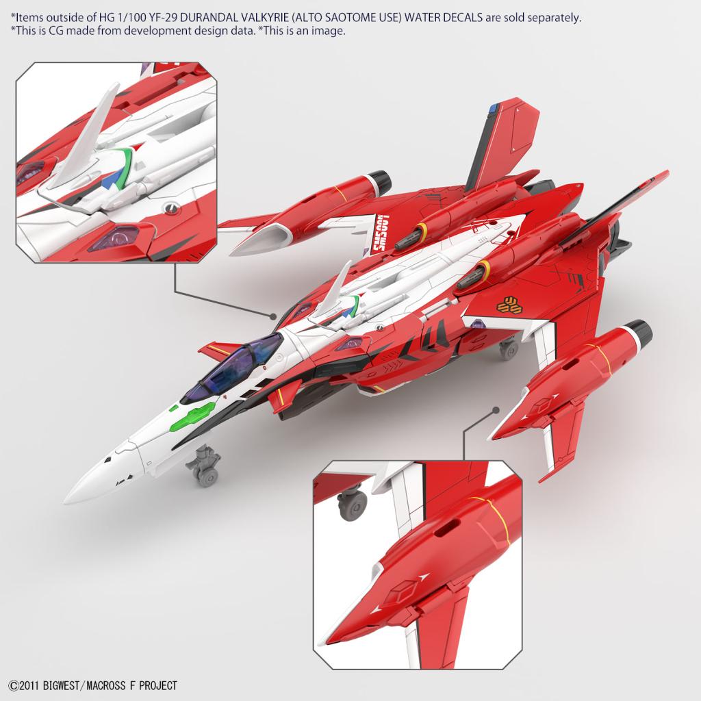 MACROSS - HG 1/100 YF-29 Durandal Valkyrie 