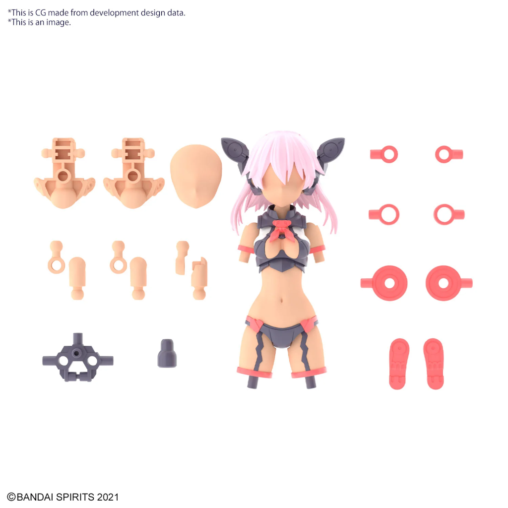 30MS - Option Parts Set 8 (Scout Costume Color C) - Model Kit - 2