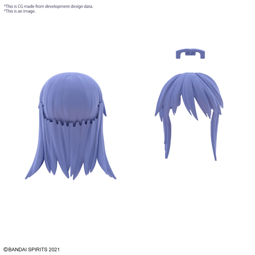 30MS - Option Hair Style Parts Vol.8 All 4 Types - Model Kit - 3