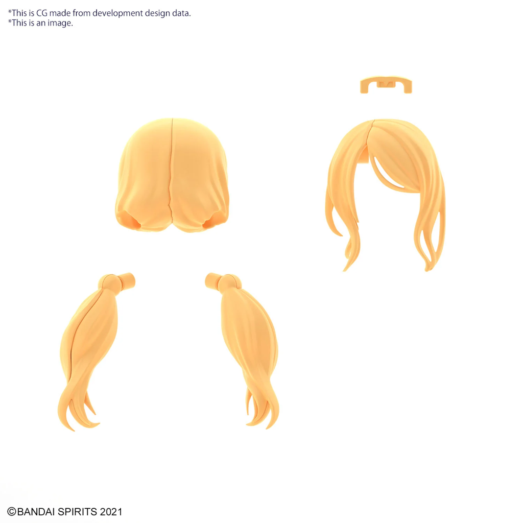 30MS - Option Hair Style Parts Vol.8 All 4 Types - Model Kit - 5