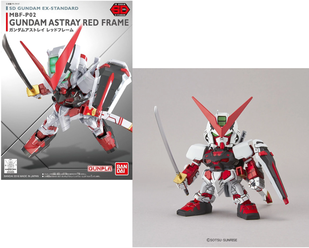 GUNDAM SD Gundam ExStandard Gundam Astray Red Frame Model Kit