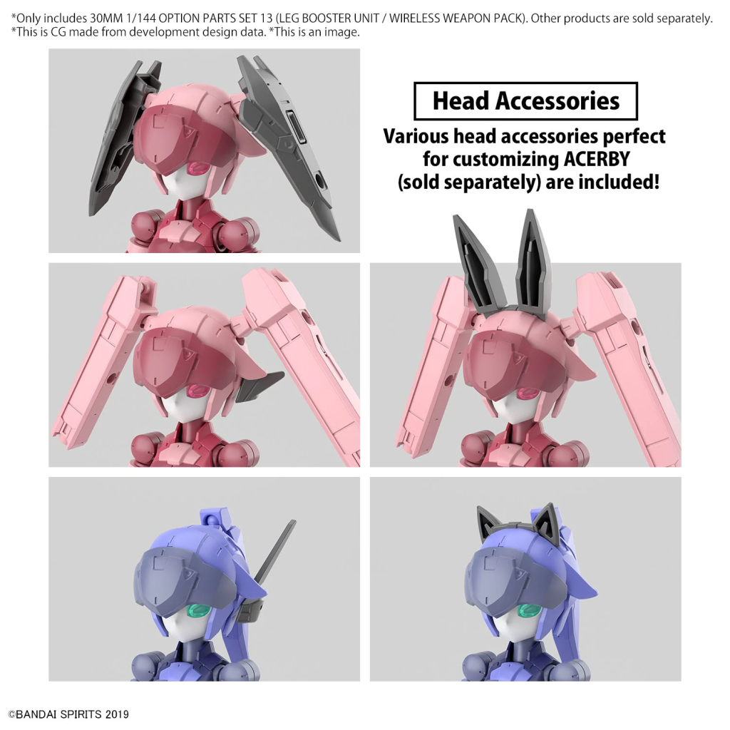 30MM - 1/144 Option Parts Set 13 (Leg booster unit / ...) - Model Kit - 5