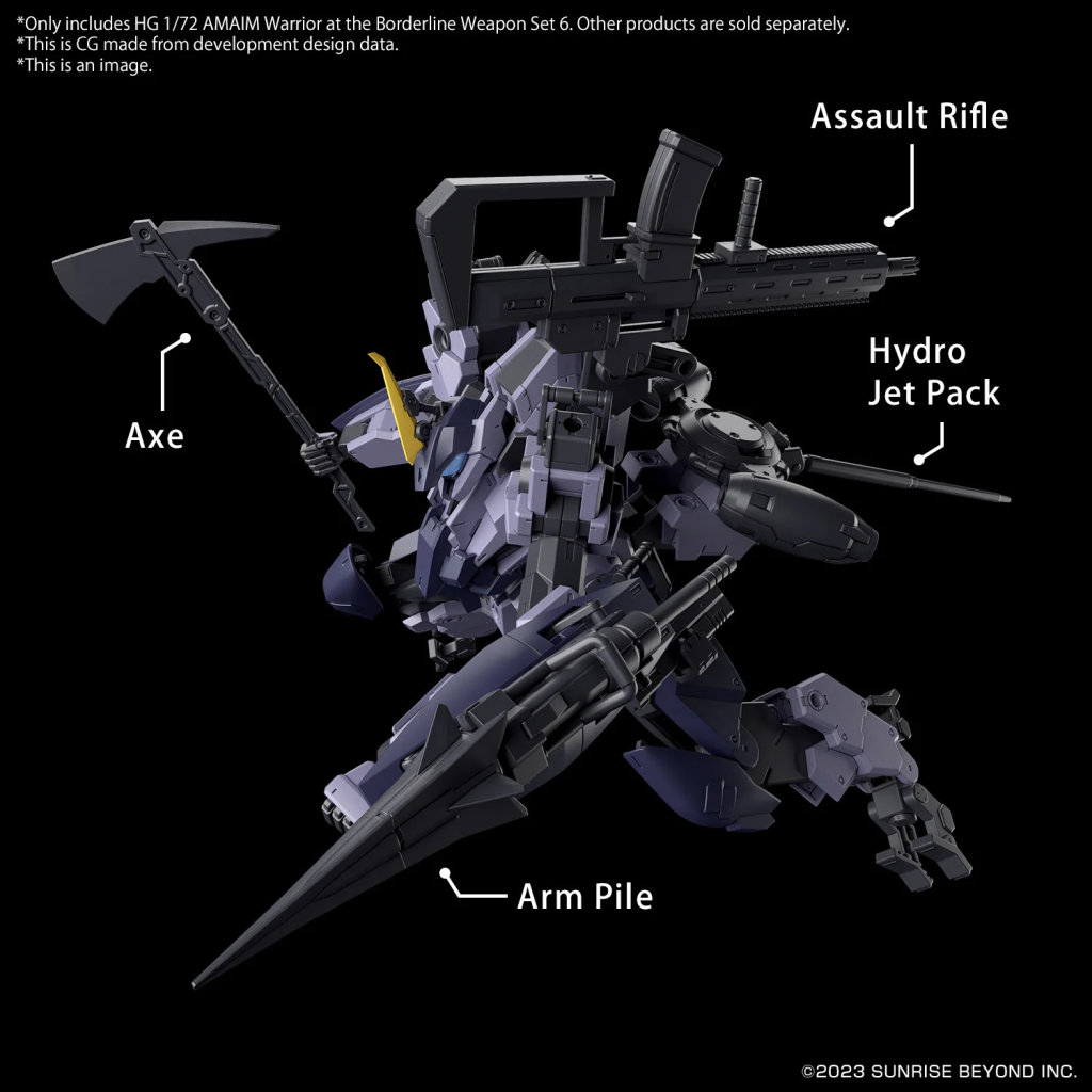 AMAIM - HG 1/72 AMAIM Weapon Set 6 - Model Kit - 3