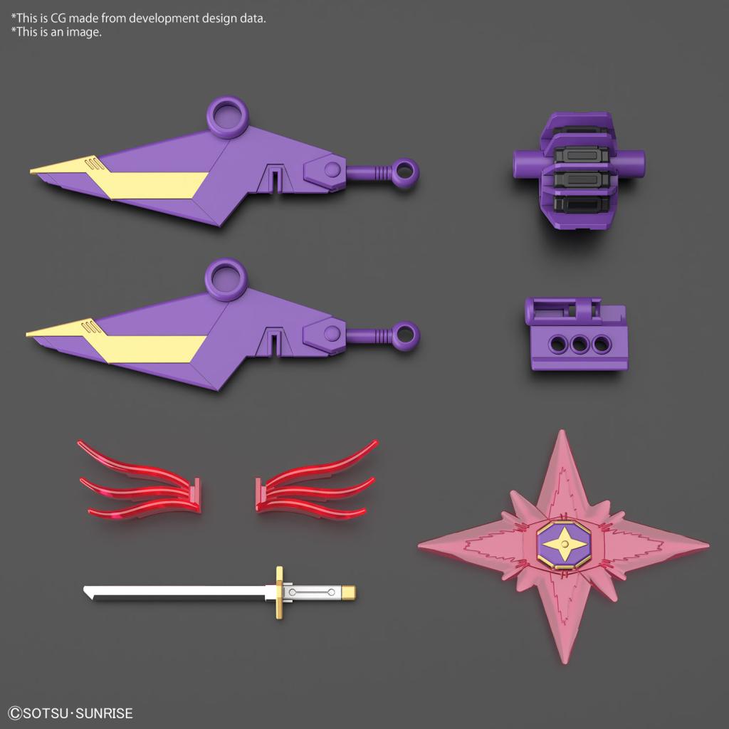 GUNDAM - SD Gundam Cross Silhouette F-Kunoichi Kai - Model Kit - 5