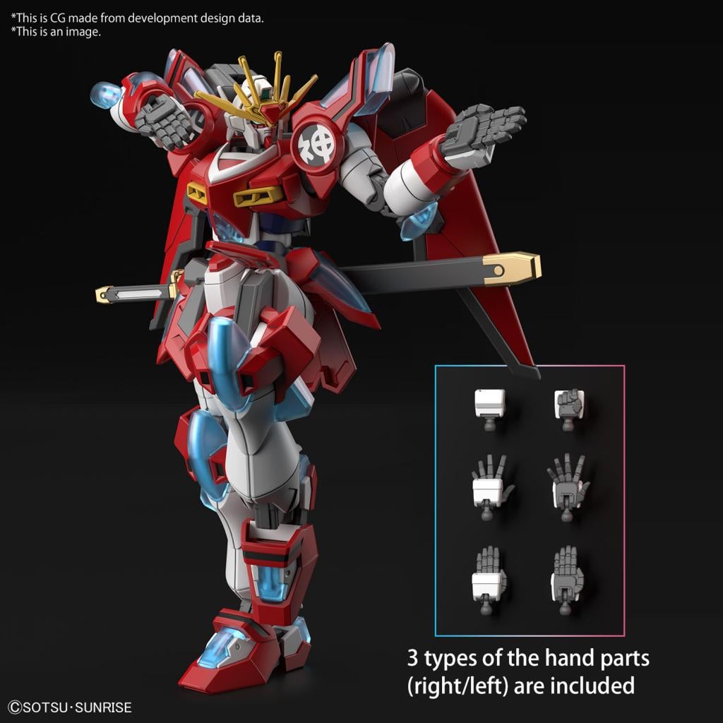 GUNDAM - HG 1/144 Shin Burning Gundam - Model Kit - 4