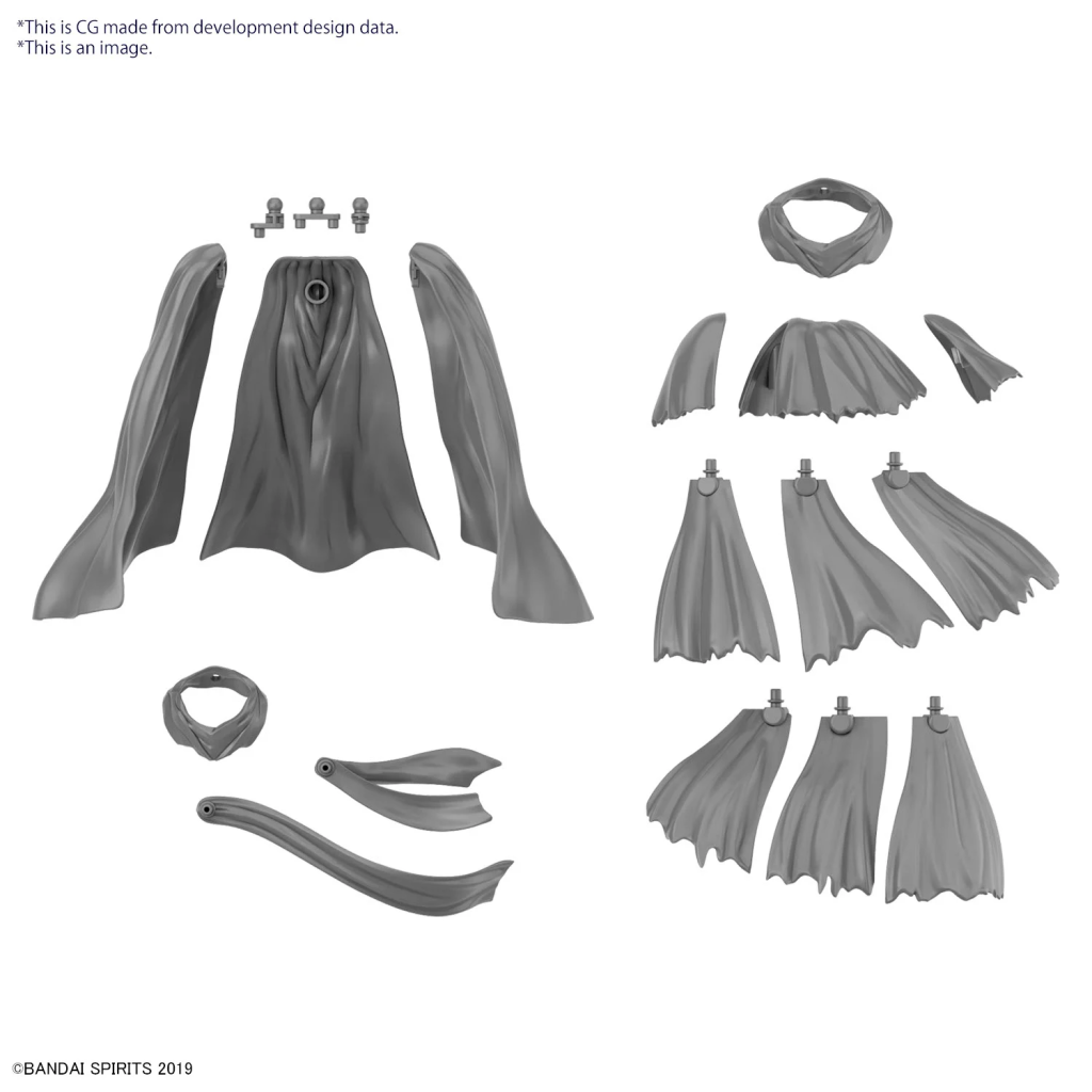 30MM - 1/144 Option Parts Set 14 (Multi Cloth) - Model Kit - 3