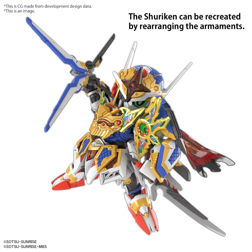 GUNDAM - SDW Heroes Onmitsu Gundam Aerial - Model Kit - 3