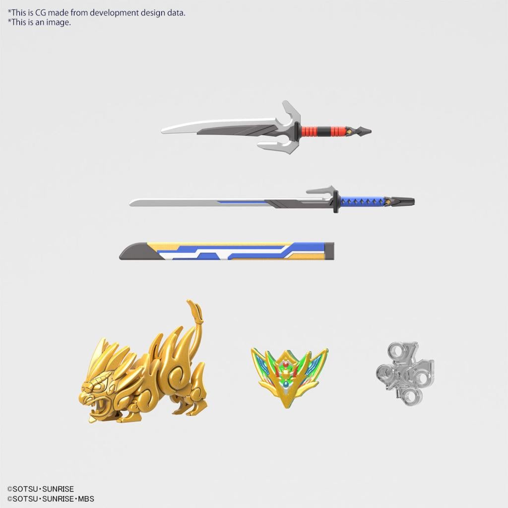 GUNDAM - SDW Heroes Onmitsu Gundam Aerial - Model Kit - 5