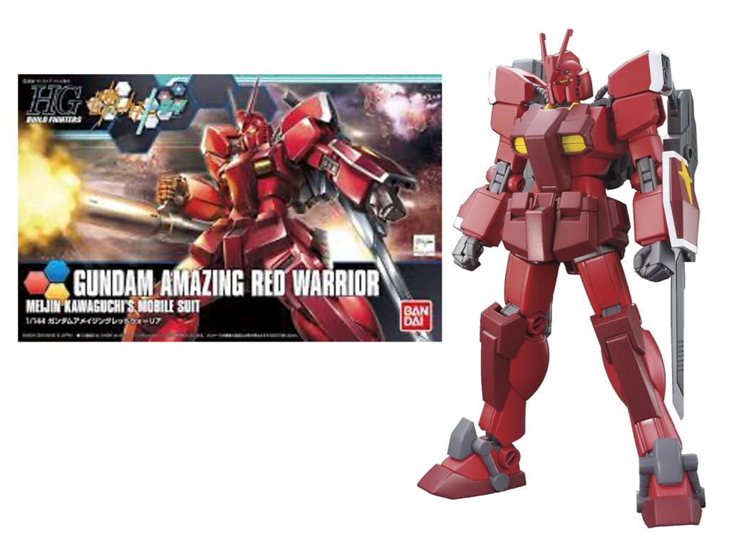 GUNDAM HGBF 1/144 Gundam Amazing Red Warrior Model Kit Model Kit Bandai