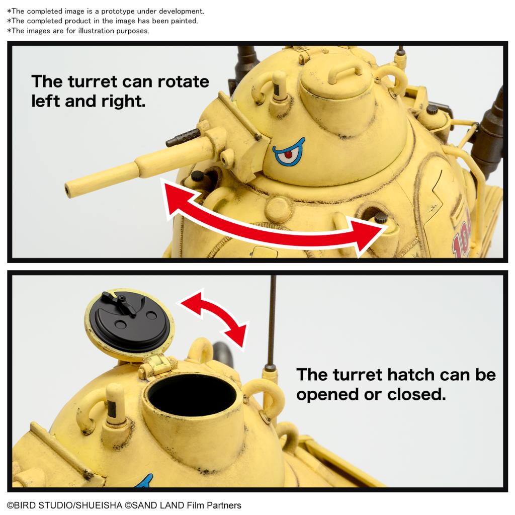 SAND LAND - 1/35 Sand Land Tank 104 - Model Kit - 4