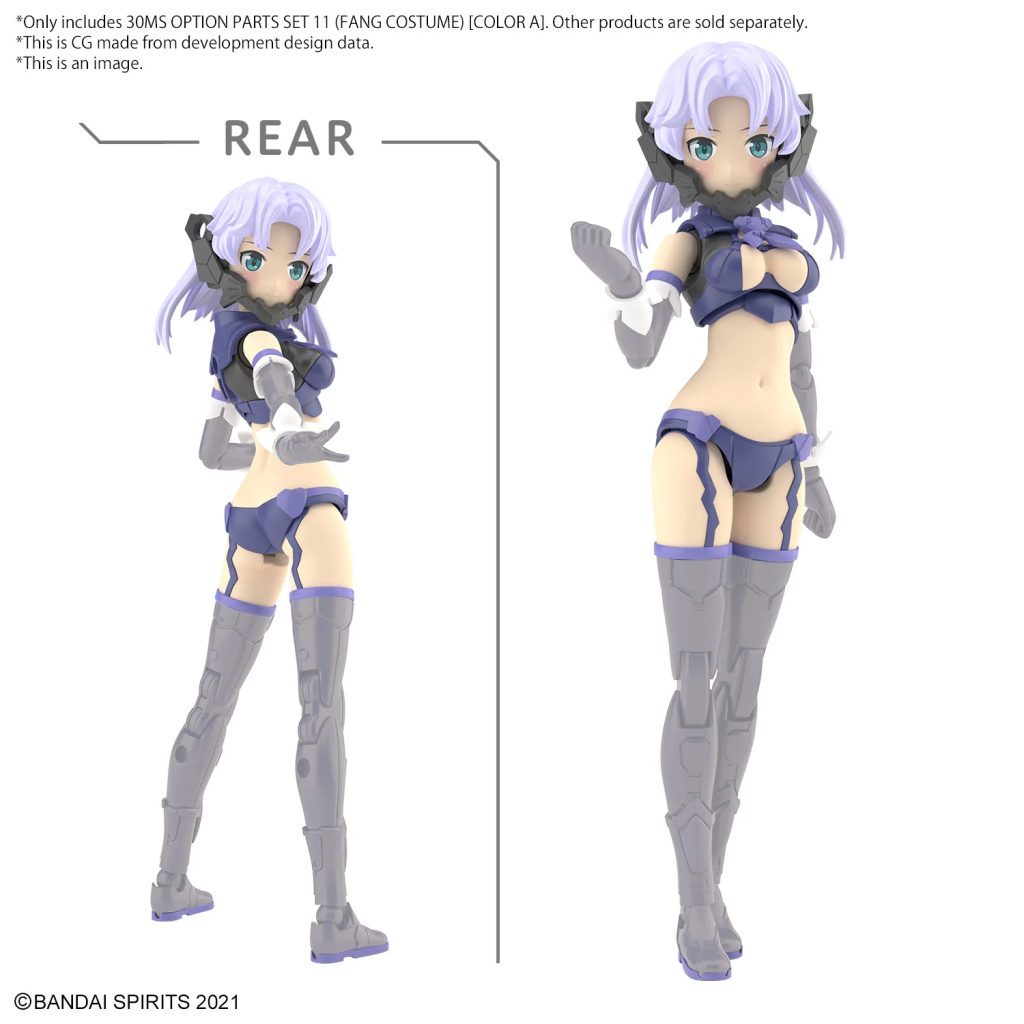30MS - Option Parts Set 11 (Fang Costume) Color A - Model Kit - 3