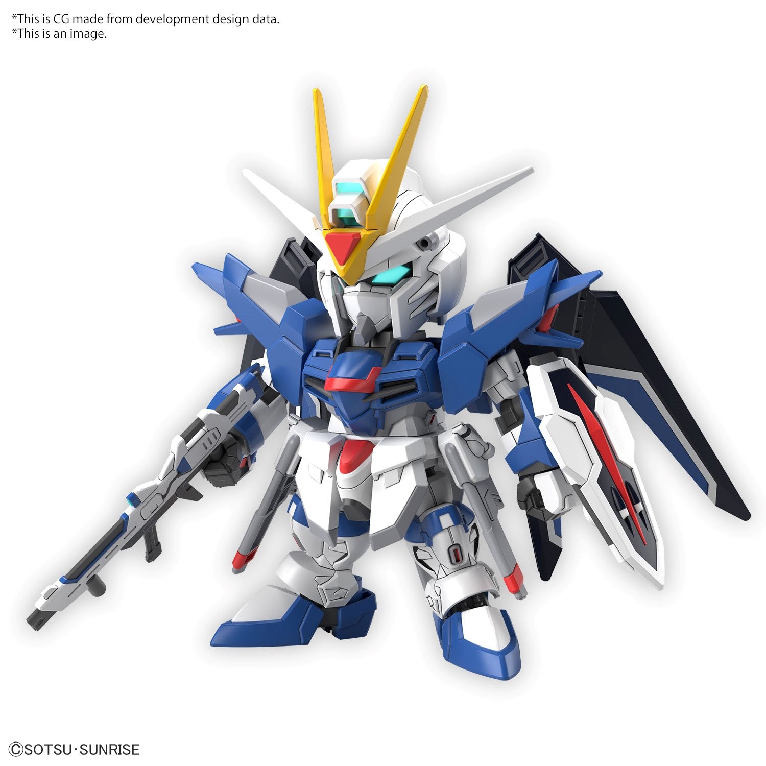 GUNDAM SD Gundam ExStandard Rising Freedom Gundam Model Kit