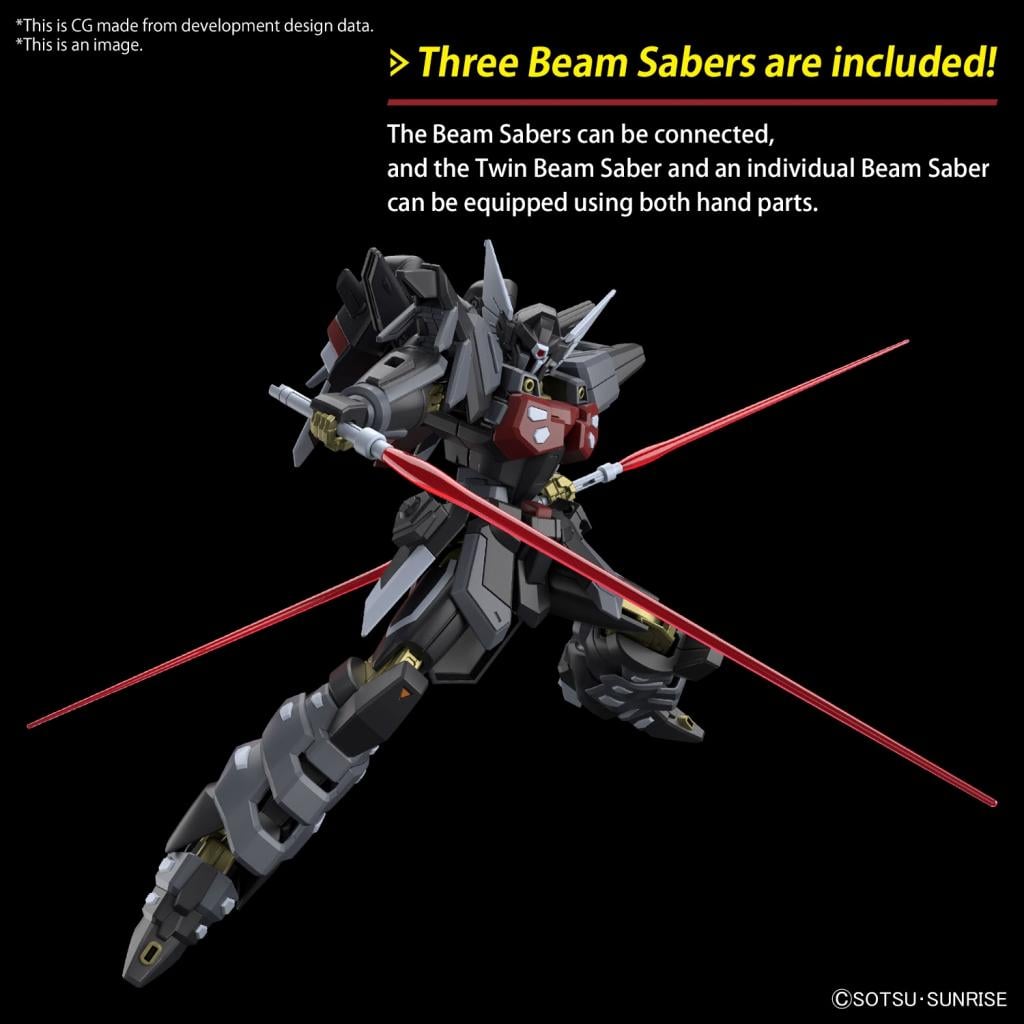 GUNDAM - HG 1/144 Black Knight Squad Shi-ve.A - Model Kit - 3