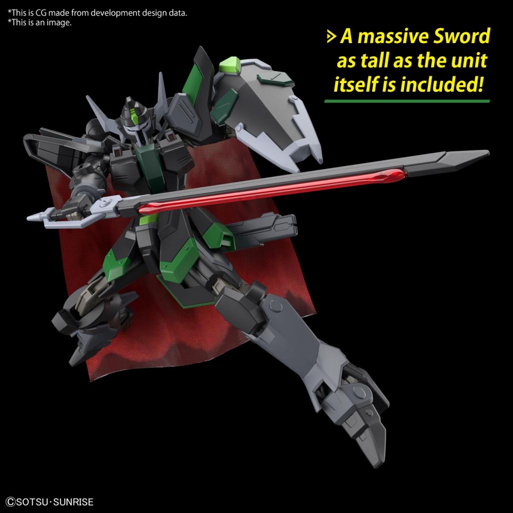 GUNDAM - HG 1/144 Black Knight Squad Rud-ro.A (Tentative) - Model Kit - 2