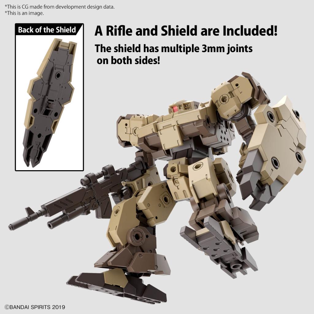30MM - 1/144 eEXM-9 Baskyrotto (Brown) - Model Kit - 3