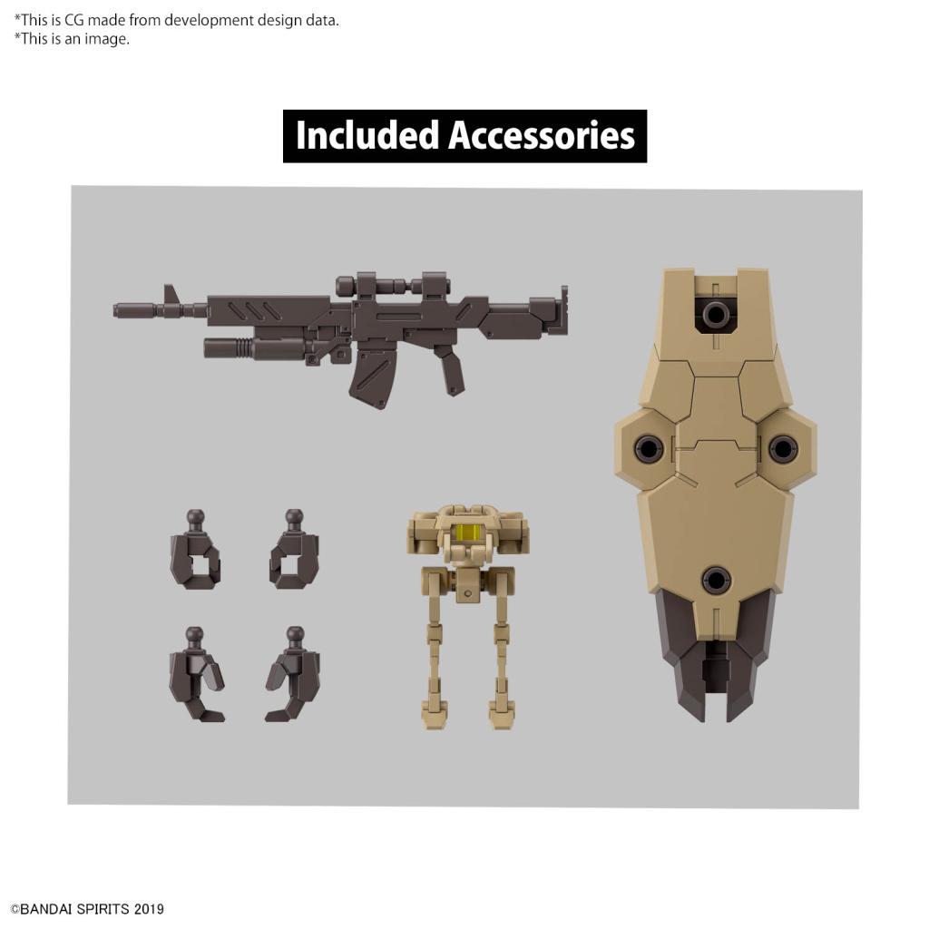 30MM - 1/144 eEXM-9 Baskyrotto (Brown) - Model Kit - 6