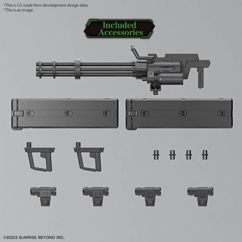 AMAIM -HG 1/72 AMAIM Warrior at the borderline Weapon Set 8 -Model Kit - 6