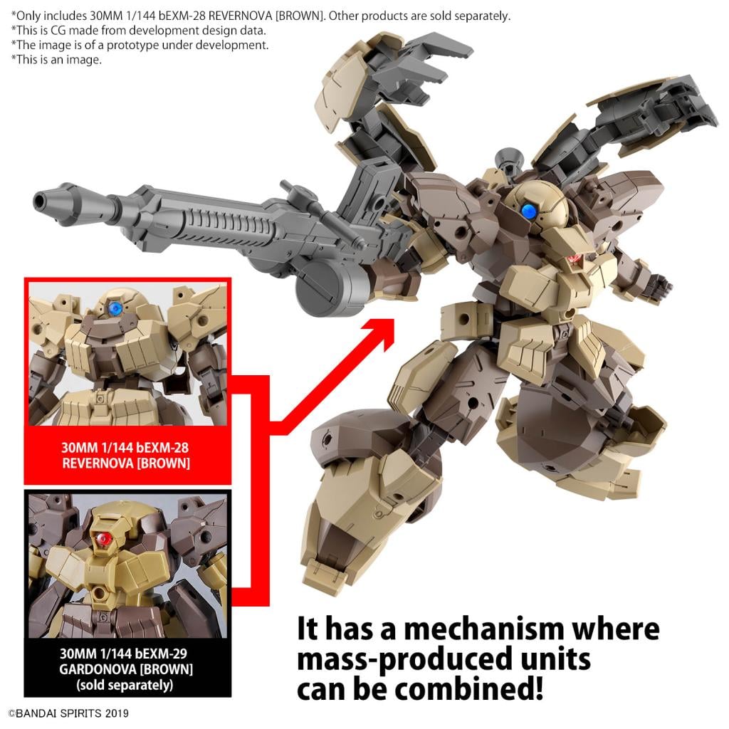 30MM - 1/144 bEXM-28 Revernova (Brown) - Model Kit - 6