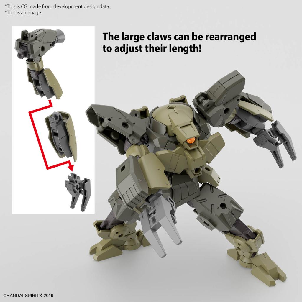 30MM - 1/144 bEXM-29 Gardonova (Green) - Model Kit - 5