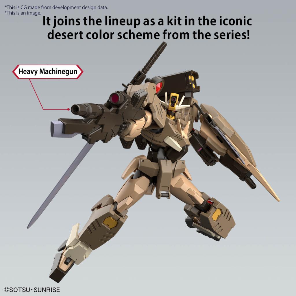 GUNDAM - HG 1/144 Gundam 00 Command Quan(T) Desert Type - Model Kit - 2