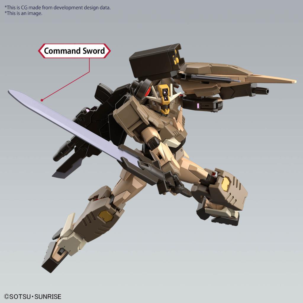 GUNDAM - HG 1/144 Gundam 00 Command Quan(T) Desert Type - Model Kit - 4