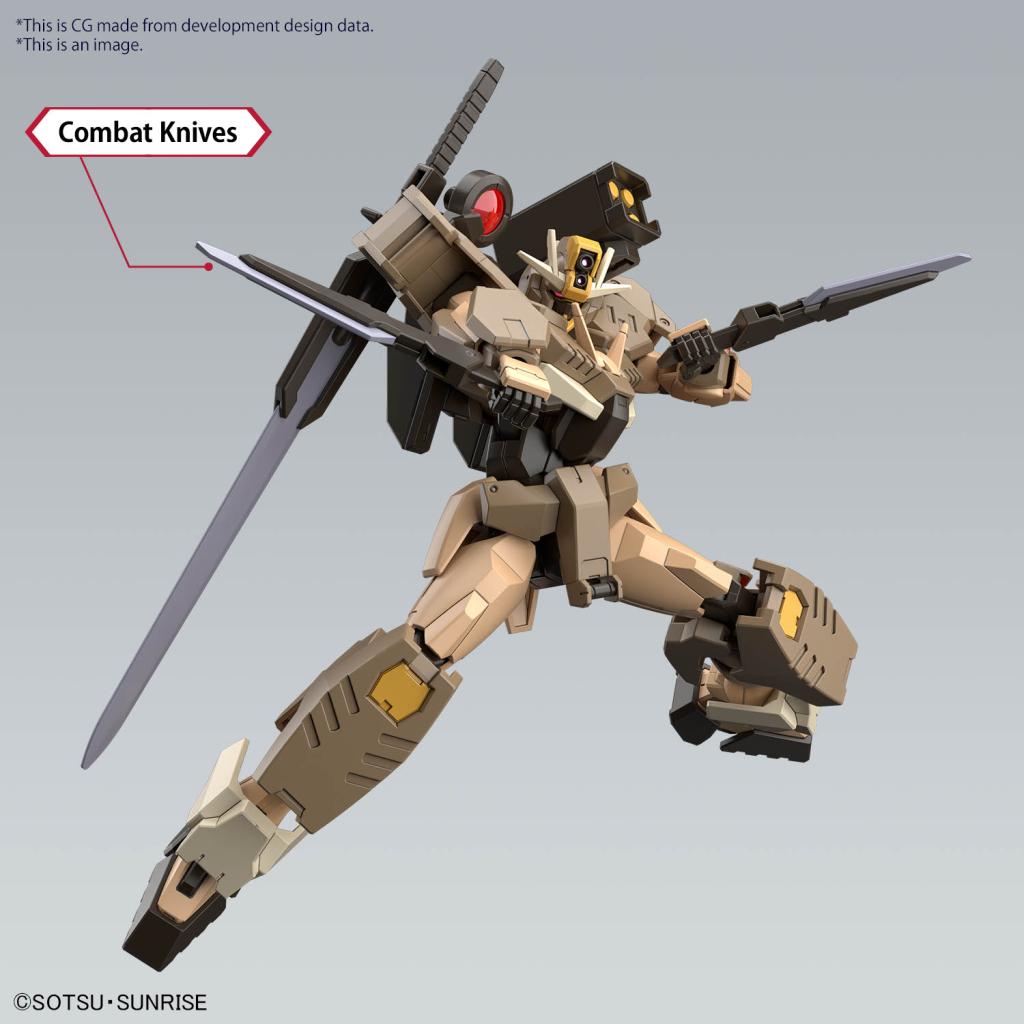 GUNDAM - HG 1/144 Gundam 00 Command Quan(T) Desert Type - Model Kit - 5