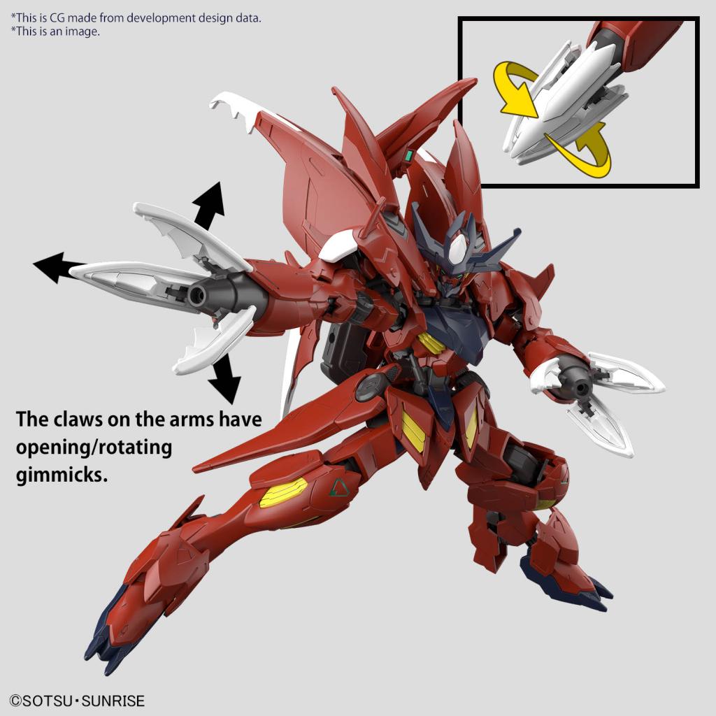 GUNDAM - HG 1/144 Gundam Amazing Barbatos Lupus  - Model Kit - 4