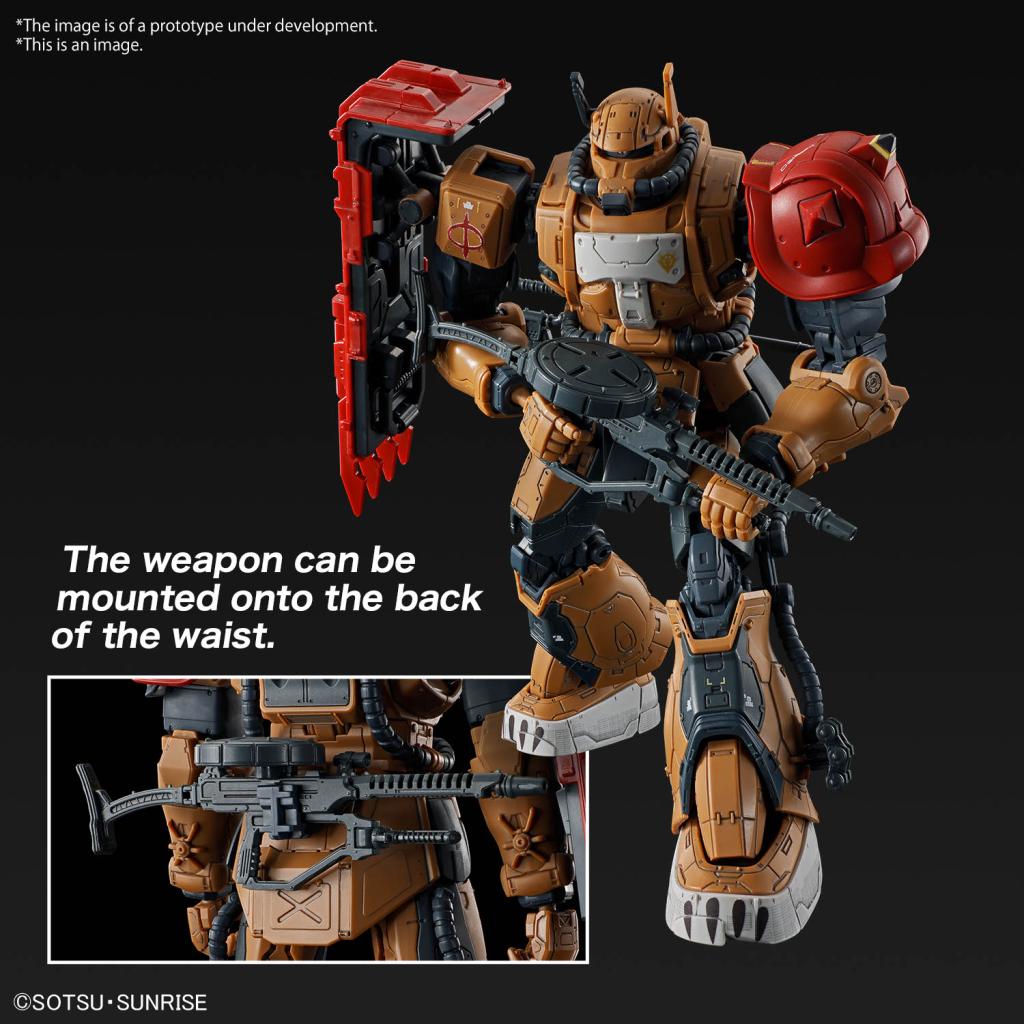 GUNDAM - HG 1/144 Zaku II F Type Solari (RFV) - Model Kit - 4