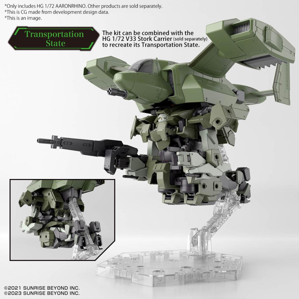 AMAIM - HG 1/72 Aaronrhino - Model Kit - 5