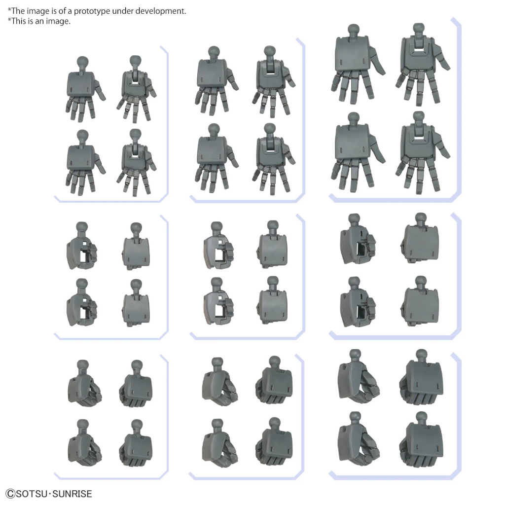 GUNDAM - Option Parts Set Gunpla 3 (Build Hands Edge) - Model Kit - 2