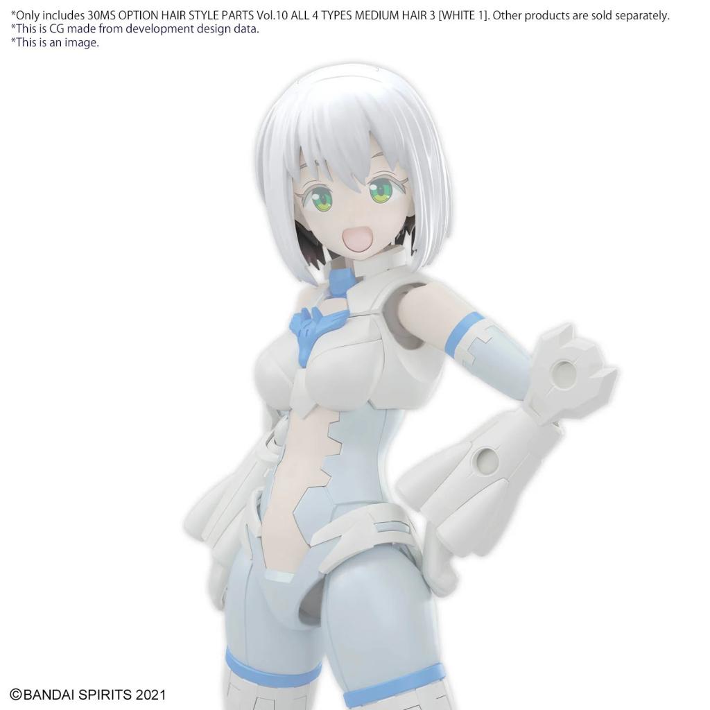 30MS - Option Hair style parts Vol.10 All 4 types - Model Kit - 3