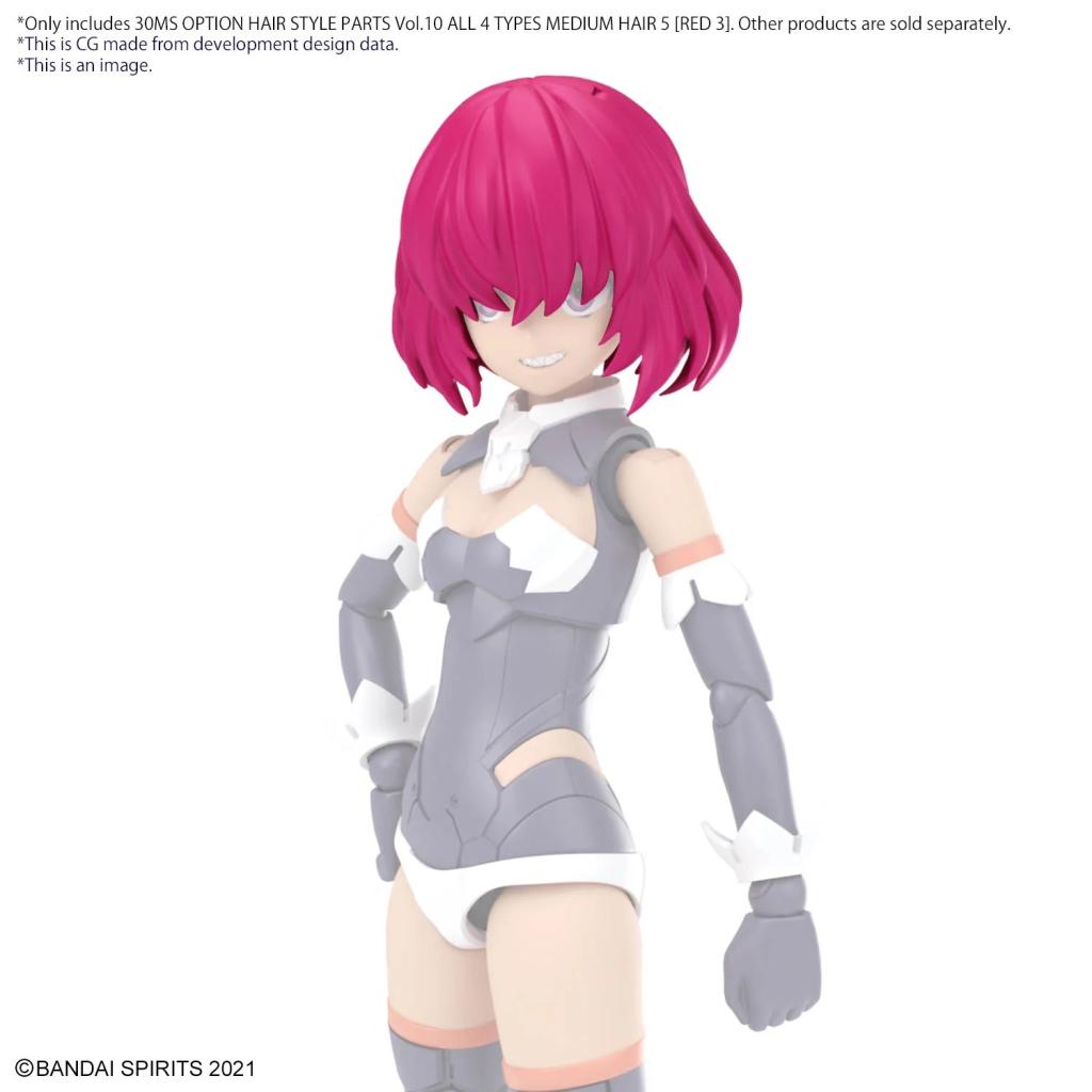 30MS - Option Hair style parts Vol.10 All 4 types - Model Kit - 4