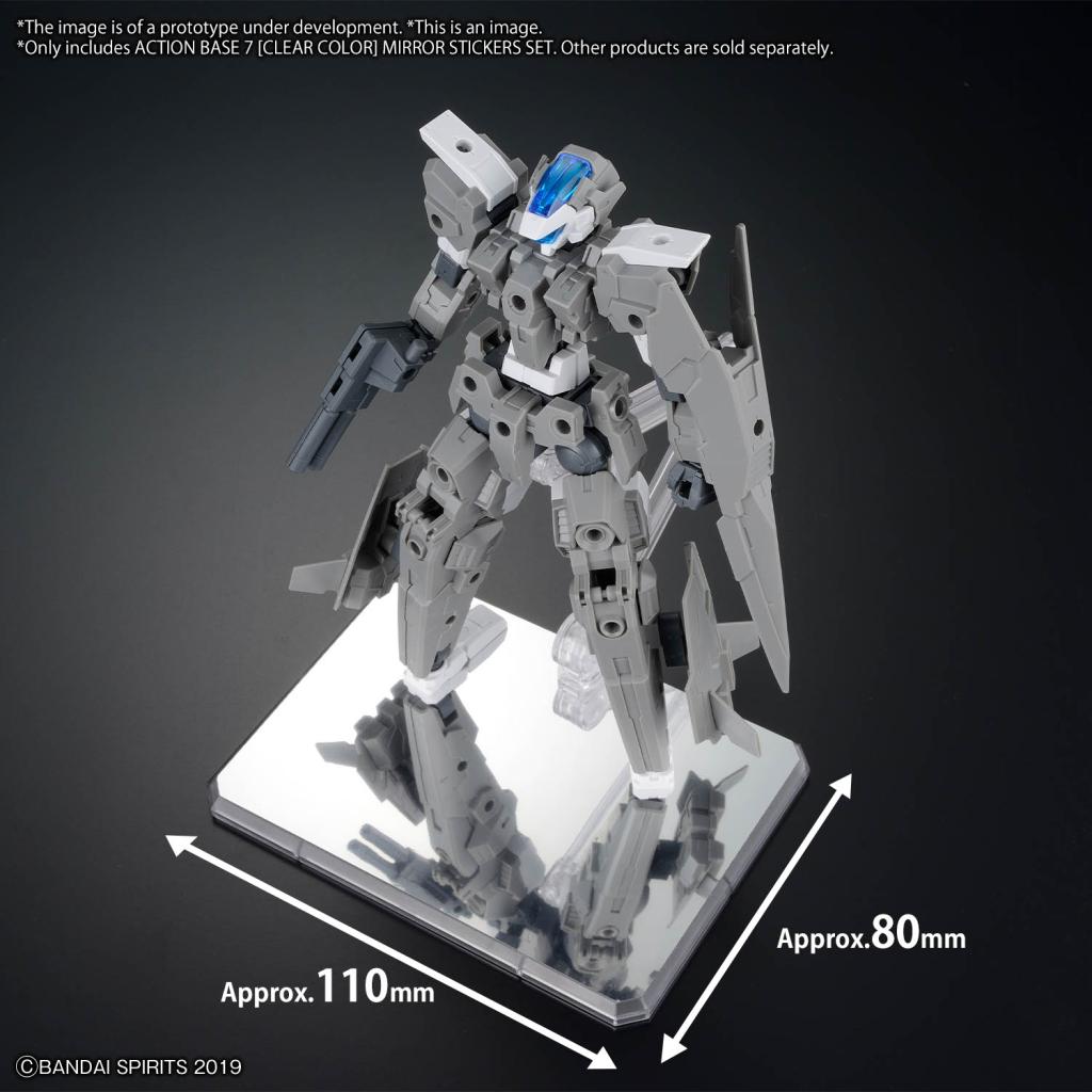 GUNDAM - Action Base 7 (Clear Color) Mirror Stickers Set - Model Kit - 5