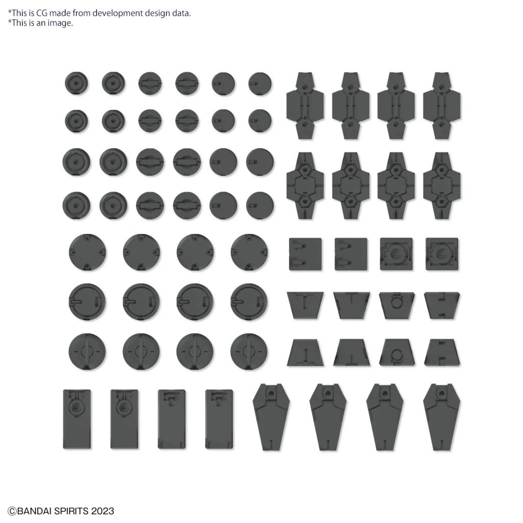 30MM - Customize Material (Decoration Parts 1 Gray) - Model Kit - 2