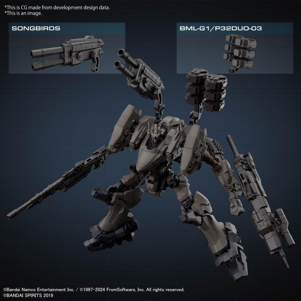 ARMORED CORE VI - RaD CC-2000 Orbiter Nightfall - Model Kit - 4