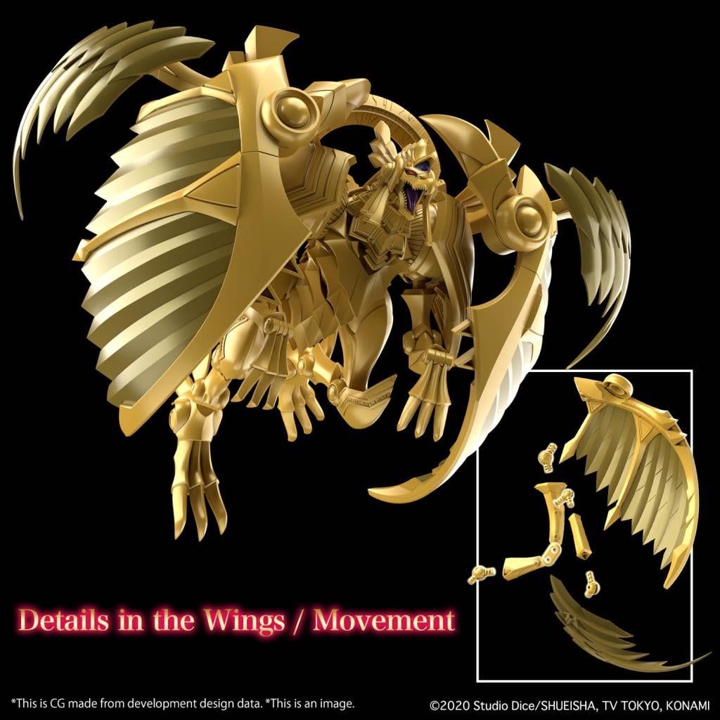 YU-GI-OH! -Figure-rise stand. Amplified Winged dragon of Ra -Model Kit :  ShopForGeek.com: Model Kit Bandai Model Kit Yu-Gi-Oh