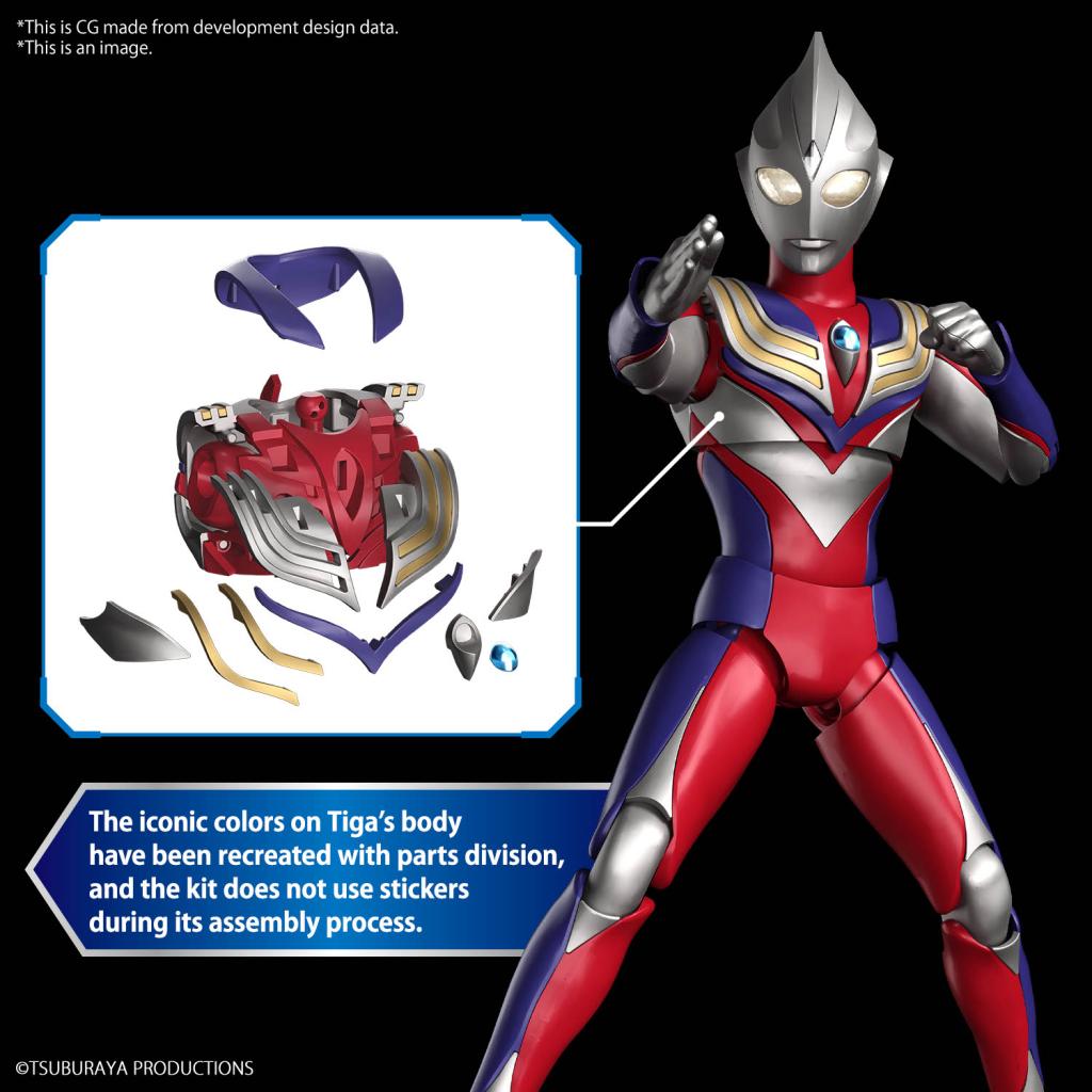 ULTRAMAN - Figure-rise standard Ultraman Tiga Multi Type - Model Kit - 2
