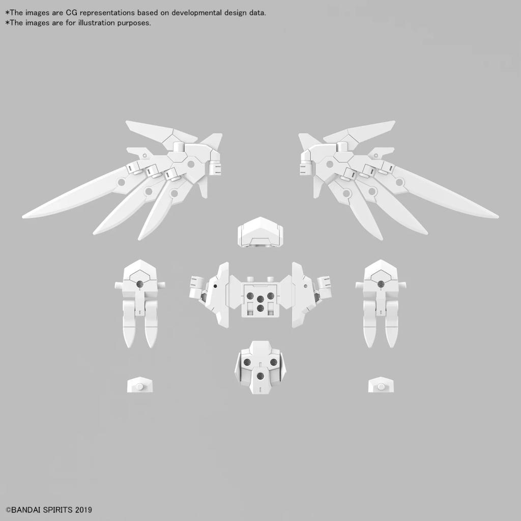 30MM - 1/144 Option parts set 17 (Wing Unit 1) - Model Kit - 4