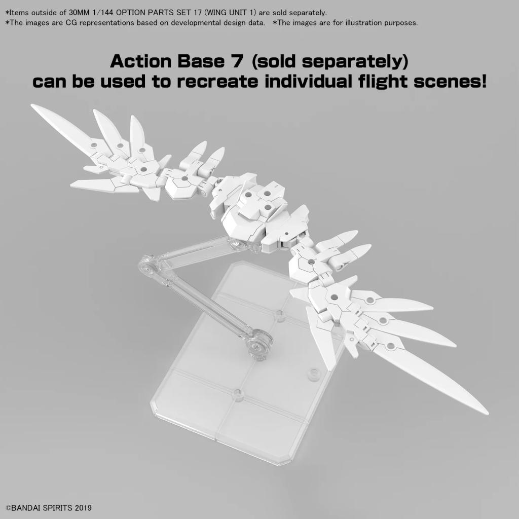 30MM - 1/144 Option parts set 17 (Wing Unit 1) - Model Kit - 5