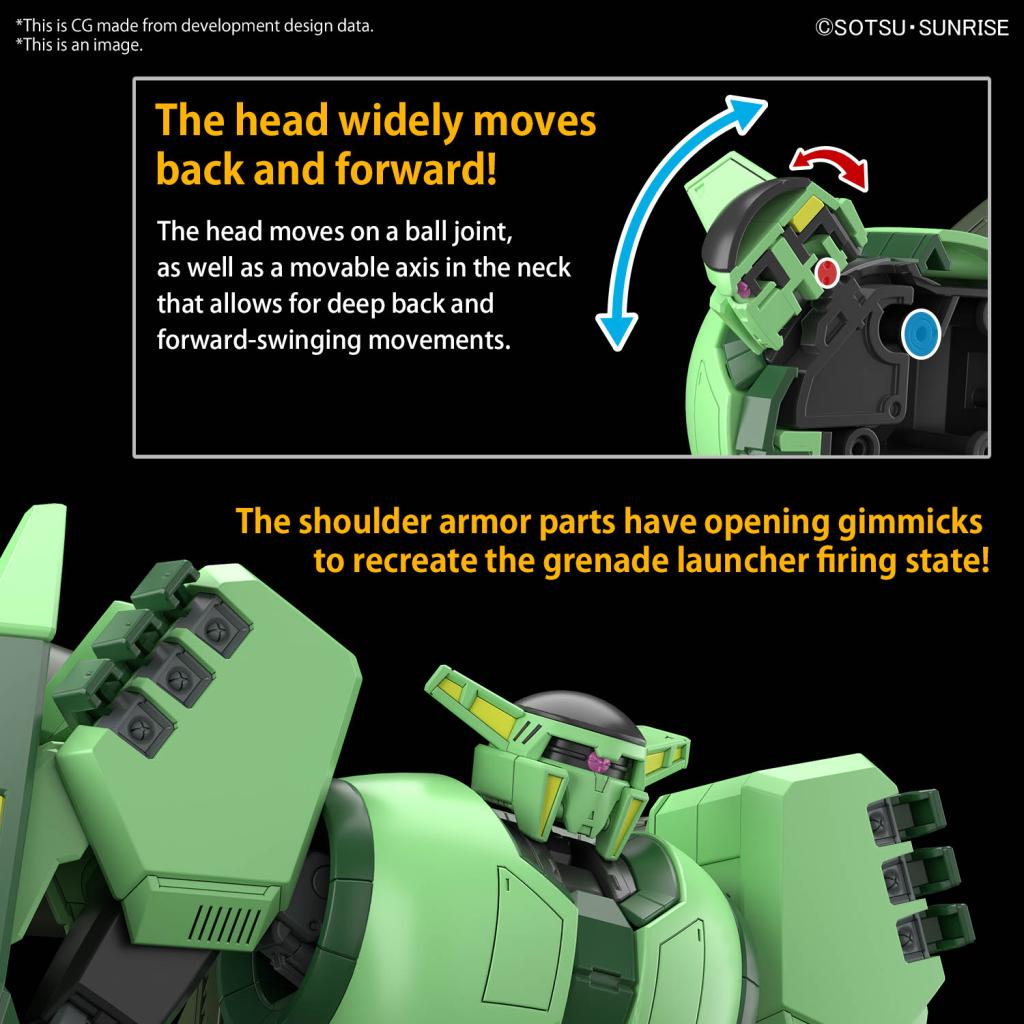 GUNDAM - HG 1/144 Bolinoak-Sammahn - Model Kit - 4