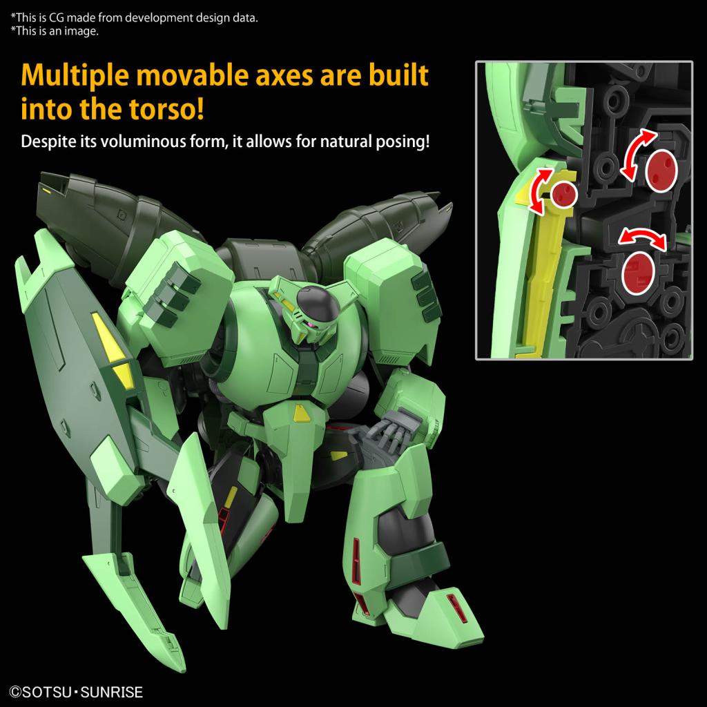 GUNDAM - HG 1/144 Bolinoak-Sammahn - Model Kit - 5